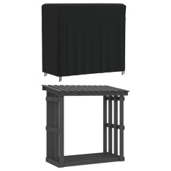 Housses pour portant de bois de chauffage 2 pcs 122x61x106 cm 