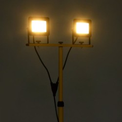 Projecteur à LED avec trépied 2x30 W Blanc chaud  