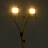 Projecteur à LED avec trépied 2x30 W Blanc chaud  