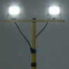 Projecteur à LED avec trépied 2x30 W Blanc froid  