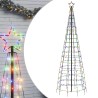 Sapin de Noël à LED avec pointes 570 LED colorées 300 cm 