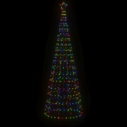 Sapin de Noël à LED avec pointes 570 LED colorées 300 cm 