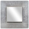 Miroir de style aviation 50x50 cm Métal 