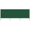 Paravent 3 panneaux Tissu 400 x 160 cm Vert 