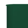 Paravent 3 panneaux Tissu 400 x 160 cm Vert 