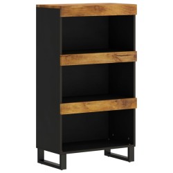 Armoire latérale 60x33x107 cm bois massif de manguier 