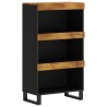 Armoire latérale 60x33x107 cm bois massif de manguier 