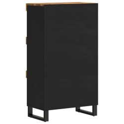 Armoire latérale 60x33x107 cm bois massif de manguier 
