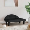 Lit pour chien noir 70x52x30 cm velours 