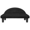 Lit pour chien noir 70x52x30 cm velours 