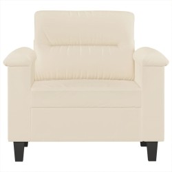 Chaise de canapé beige 60 cm tissu microfibre 