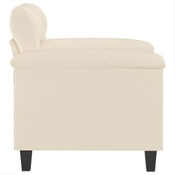 Chaise de canapé beige 60 cm tissu microfibre 