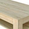 Table basse bois d'ingénierie 110x65x48 cm Chêne 