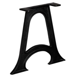 Pied de table base 2 pcs Base voûtée Cadre en A Fonte 