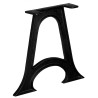 Pied de table base 2 pcs Base voûtée Cadre en A Fonte 