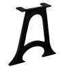 Pied de table base 2 pcs Base voûtée Cadre en A Fonte 