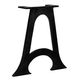 Pied de table base 2 pcs Base voûtée Cadre en A Fonte 