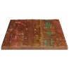 Dessus de table 70x50x3,8 cm rectangulaire bois massif récupéré 