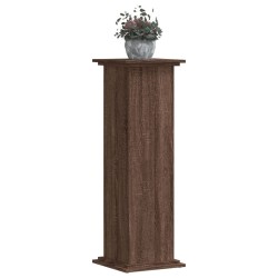 Support pour plantes chêne brun 33x33x100 cm bois d'ingénierie 