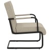Chaise cantilever Gris clair Similicuir 