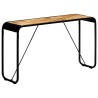 Table console 140 x 35 x 76 cm Bois de manguier massif brut 