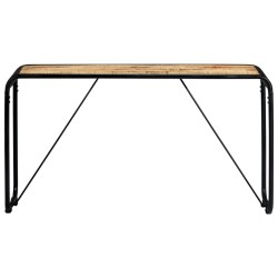 Table console 140 x 35 x 76 cm Bois de manguier massif brut 