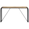 Table console 140 x 35 x 76 cm Bois de manguier massif brut 