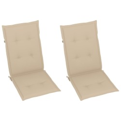 Chaise à bascule avec coussin bambou 