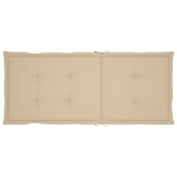 Chaise à bascule avec coussin bambou 
