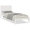 Cadre de lit extra long sans matelas 100x220 cm bois massif 