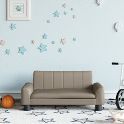 Canapé pour enfants cappuccino 70x45x30 cm similicuir 