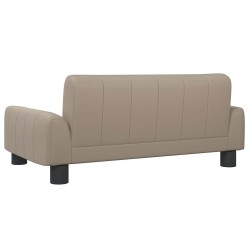 Lit pour chien cappuccino 70x45x30 cm similicuir 