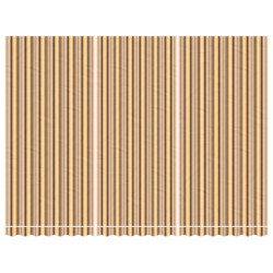 Tissu de remplacement pour auvent rayures multicolores 5x3,5 m 