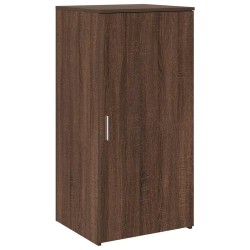Armoire de rangement chêne brun 50x45x103,5cm bois d'ingénierie 