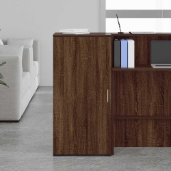 Armoire de rangement chêne brun 50x45x103,5cm bois d'ingénierie 