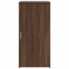 Armoire de rangement chêne brun 50x45x103,5cm bois d'ingénierie 