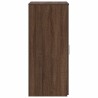 Armoire de rangement chêne brun 50x45x103,5cm bois d'ingénierie 