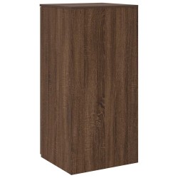Armoire de rangement chêne brun 50x45x103,5cm bois d'ingénierie 