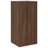 Armoire de rangement chêne brun 50x45x103,5cm bois d'ingénierie 