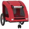 Remorque de vélo pour animaux de compagnie rouge 