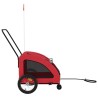 Remorque de vélo pour animaux de compagnie rouge 
