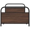 Cadre de lit sans matelas 107x203 cm chêne marron 