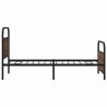 Cadre de lit sans matelas 107x203 cm chêne marron 