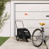 Remorque de vélo pour animaux de compagnie noir 