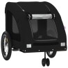 Remorque de vélo pour animaux de compagnie noir 