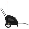 Remorque de vélo pour animaux de compagnie noir 