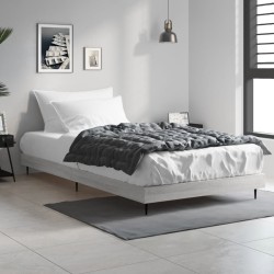 Cadre de lit sans matelas sonoma gris 100x200 cm 