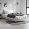 Cadre de lit sans matelas sonoma gris 100x200 cm 