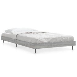 Cadre de lit sans matelas sonoma gris 100x200 cm 