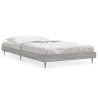 Cadre de lit sans matelas sonoma gris 100x200 cm 